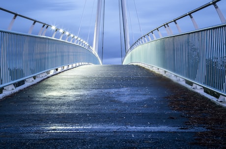 镇江落成的润扬大桥——世界最长跨海大桥之一